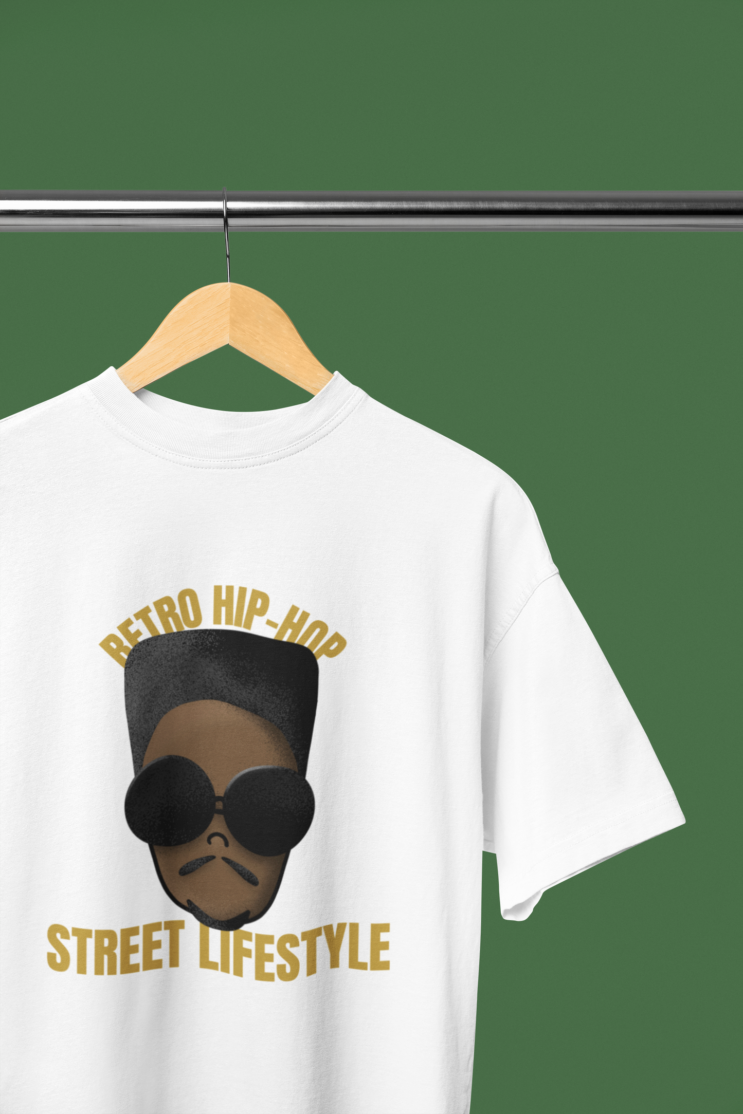 "Retro Hip Hop, Street Lifestyle" Oversized Unisex T-Shirt – Iconic Urban Vibes Edition