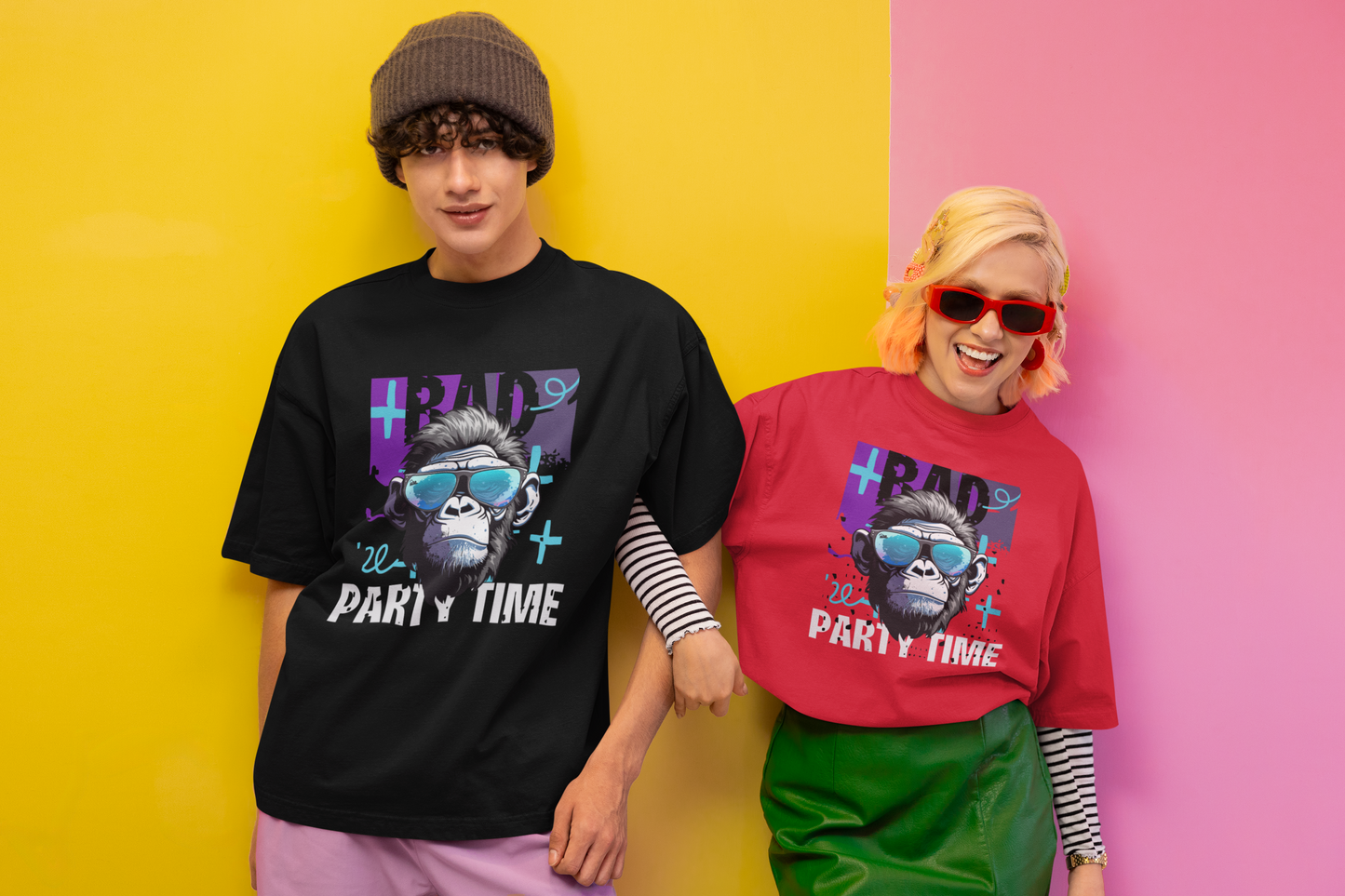 "Party Time" Unisex T-Shirt – Your Fun, Quirky Party Look!