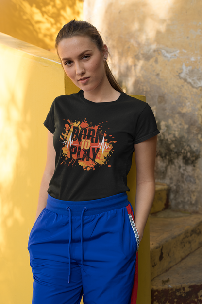 "Born to Play" Unisex T-Shirt – Perfect for Music and Party Lovers